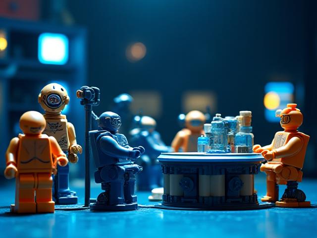 Laboratoire de Robots Futurs, un calendrier de l'Avent avec des petits robots et des outils à construire