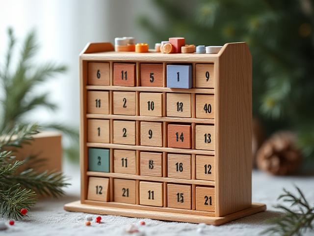 Coffret réutilisable avec des compartiments pour briques