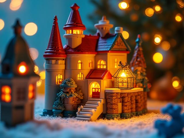 Calendrier de l'Avent en briques inspiré de contes de fées