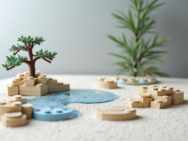 Calendrier de l'Avent Jardin Japonais Zen en briques