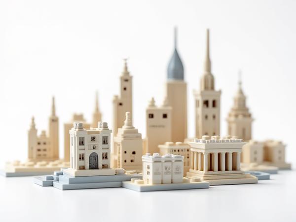 Calendrier de l'Avent Micro-Architecture Urbaine en briques